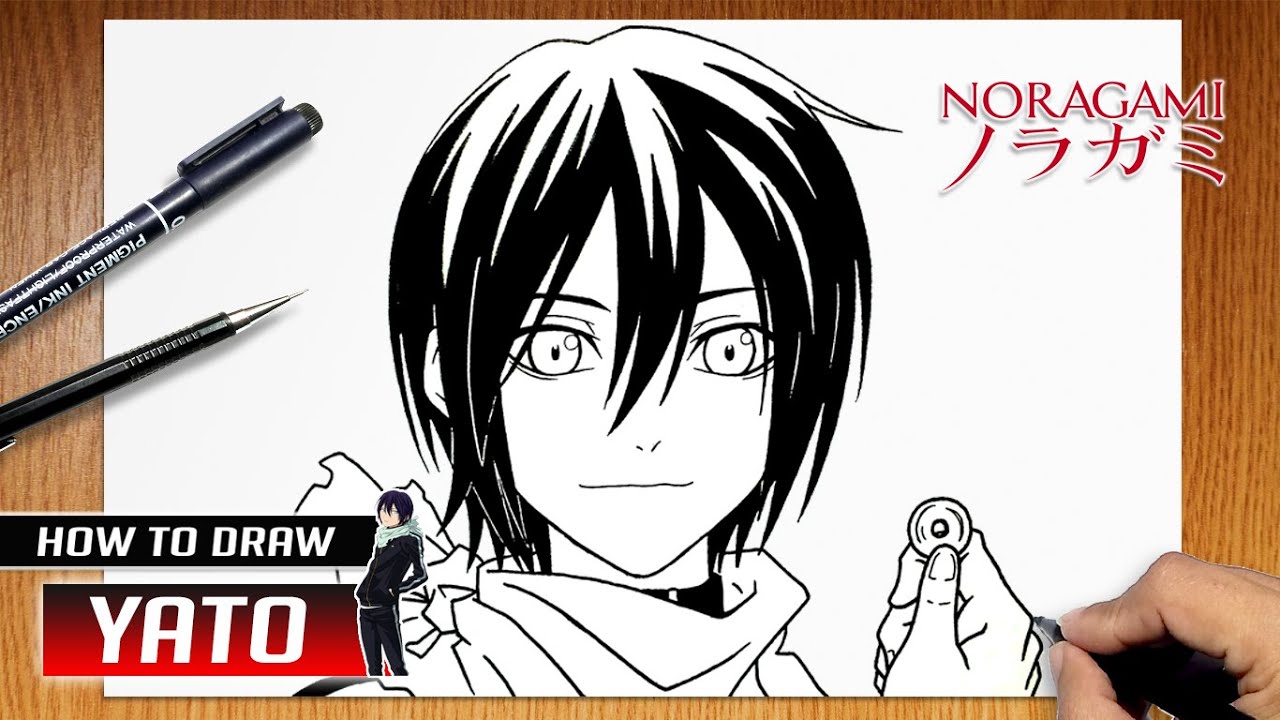 How to draw Yato from Noragami