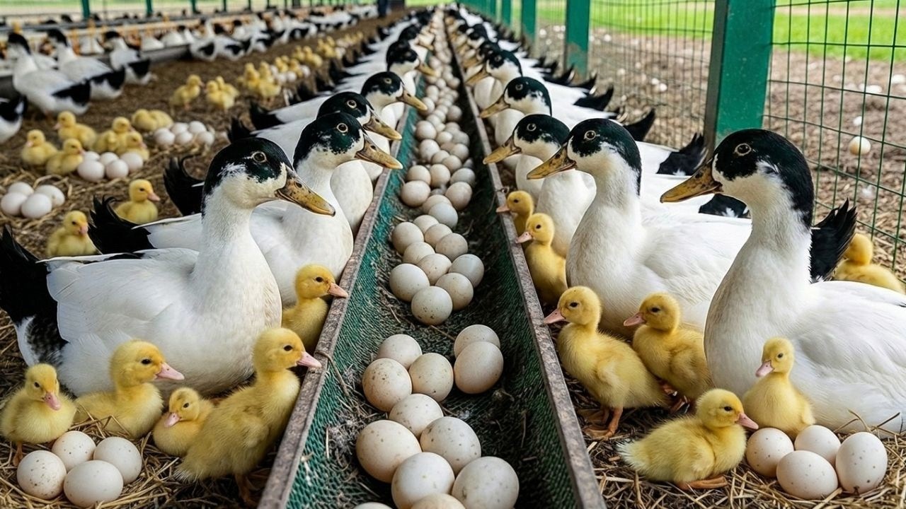 Duck Farming - How to Raise Ducks for Eggs - Collecting Eggs & Growing Ducklings