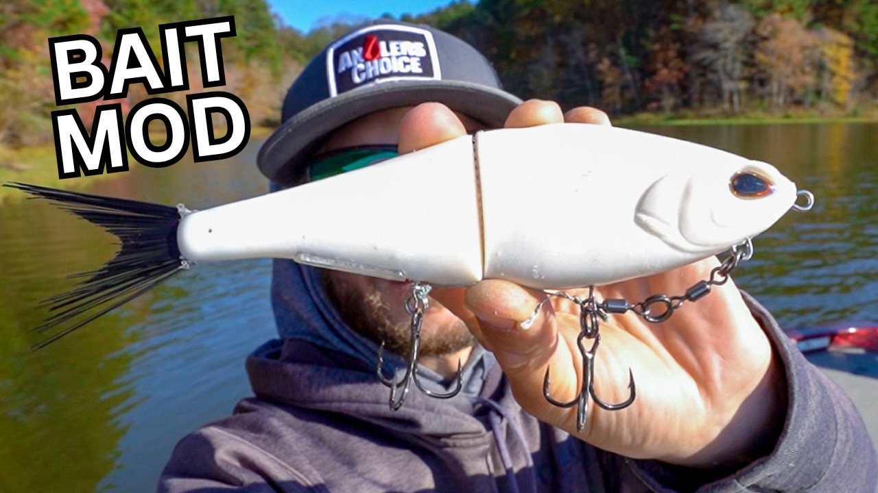 Простой мод Glide Bait для ловли большего количества рыбы || Мод Berkley Chop Block Hook Harness