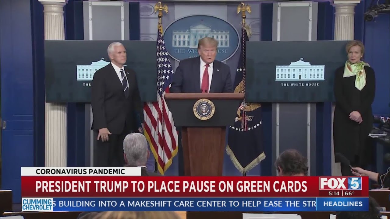 Trump Plans Temporary Halt To Issuing Green Cards