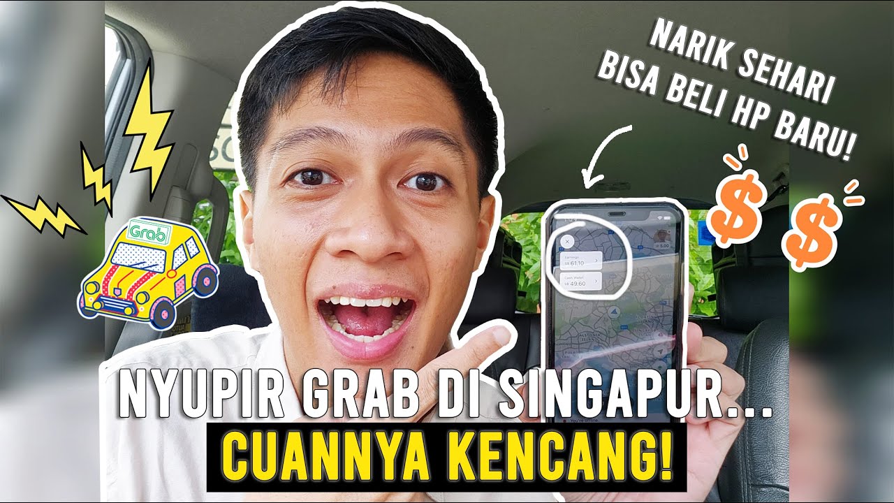 NYOBAIN JADI SUPIR GRAB SEHARI DI SINGAPUR