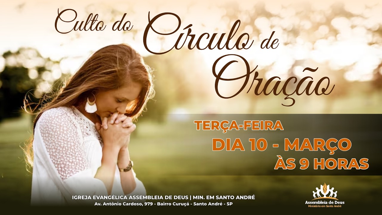 10/03/2026 - Culto do Círculo de Oração