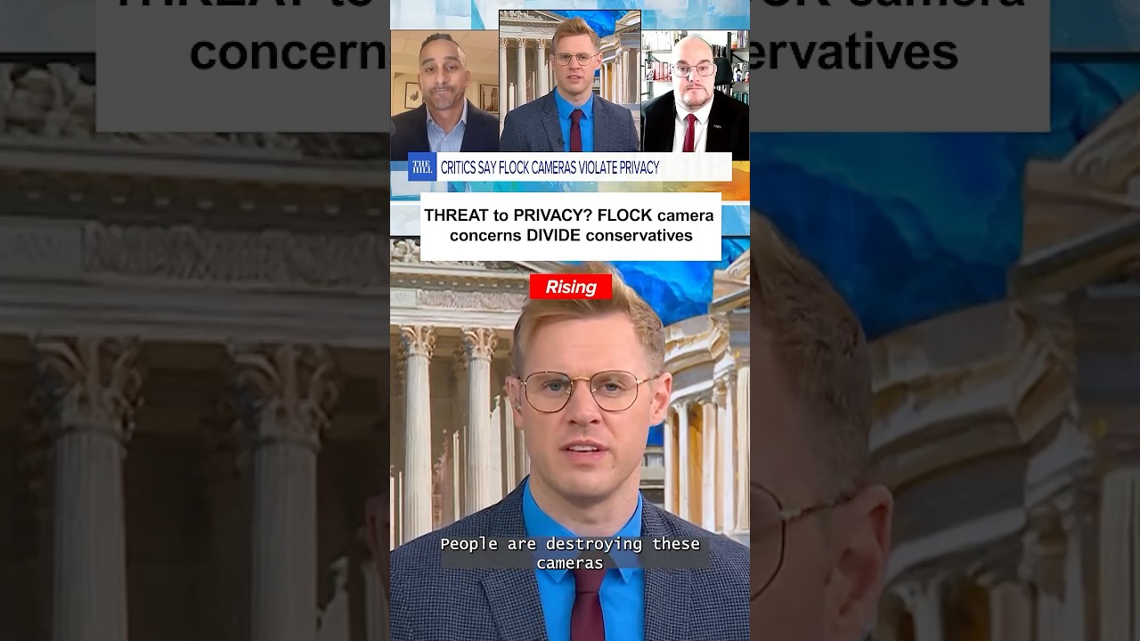 УГРОЗА конфиденциальности? Споры о камерах FLOCK РАЗДЕЛИЛИ консерваторов | RISING