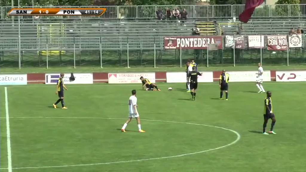 Lega Pro - Santarcangelo - Pontedera - cronaca integrale
