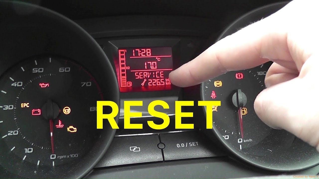 Как сбросить индикатор сервисного обслуживания на Seat Ibiza MK4 6J 2010 года выпуска