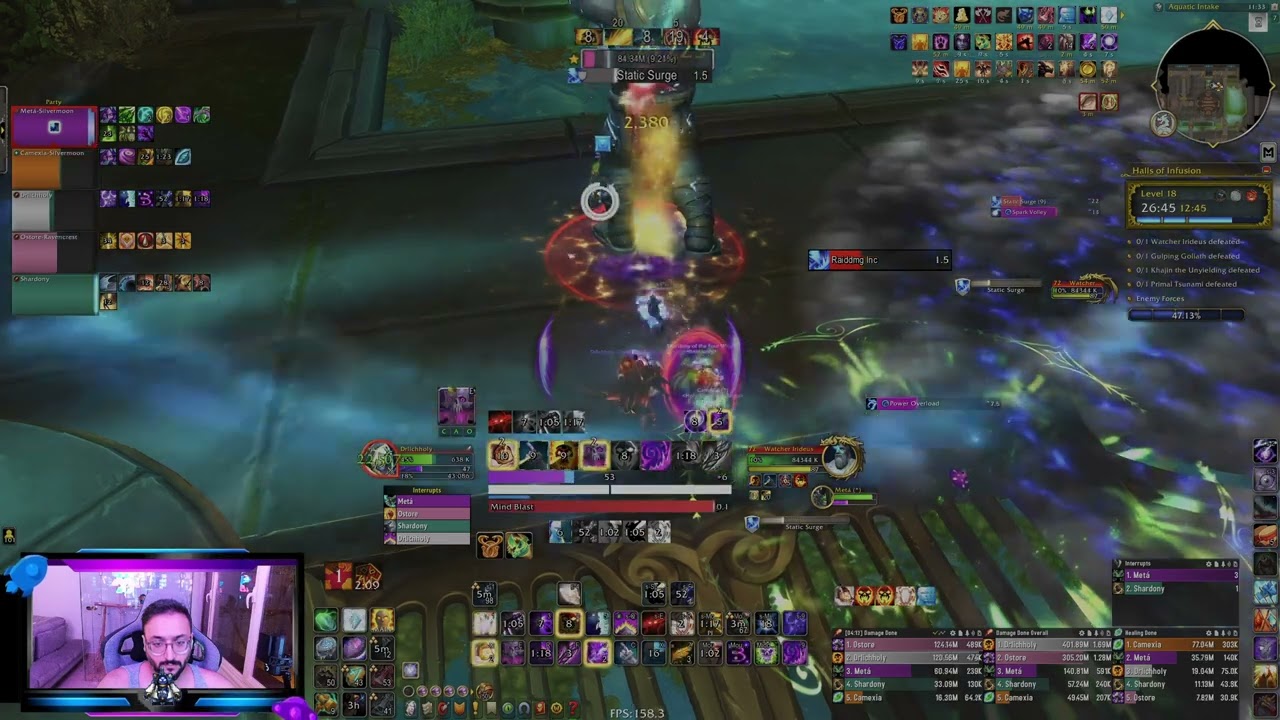 Shadow Priest M+ | +18 Halls of Infusion | SEASON 4 | WEEK 11 Tyrannical