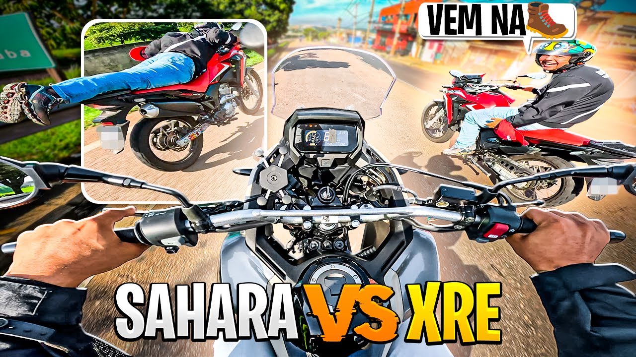 XRE 300 RALLY PASSOU MAL COM A NOVA SAHARA 300 ADV 🔥🙅🏽‍♂️