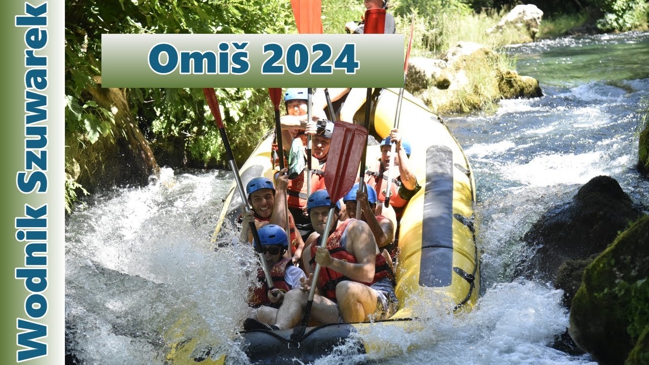 Wodnik Szuwarek odkrywa uroki Omiš na rzece Cetina w Chorwacji w 2024!