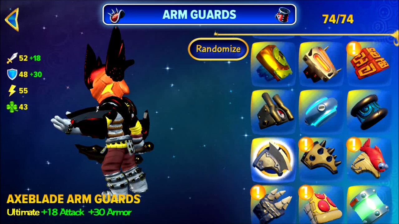 Skylanders Creator App - All Version 1.2 Imaginite Set Parts + Creating a Tech Knight