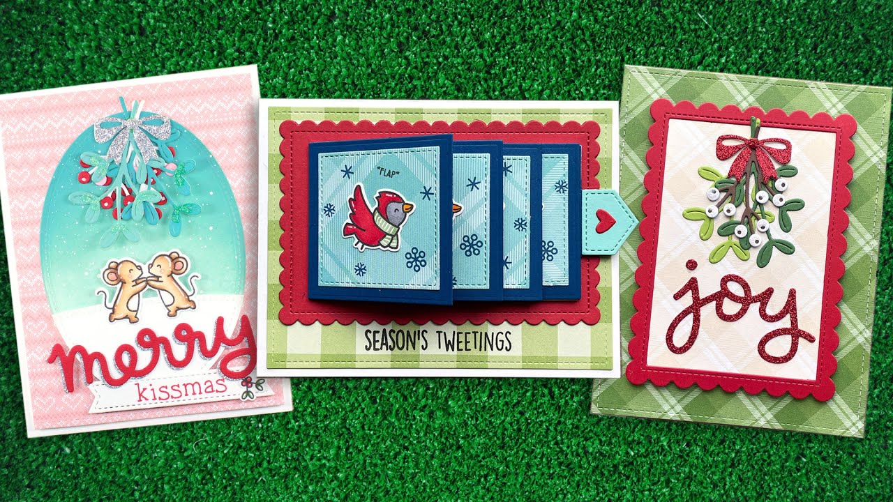 Intro to Flappy Holiday and Merry Mistletoe + 3 cards from start to finish