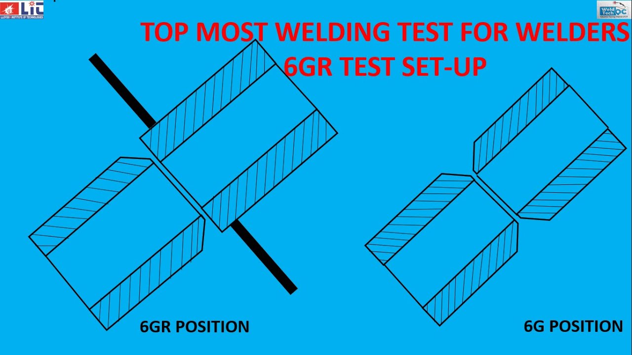 6GR WELDING TEST SET-UP - TOP MOST WELDING TEST