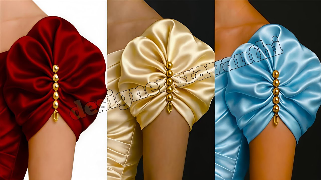 Latest puff sleeves design | Fastival special designer blouse sleeves | Baju design 2026 