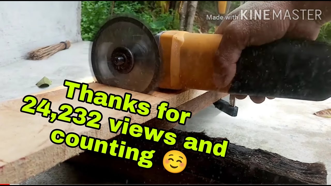Don't throw away old angle grinder / DiY Table Saw