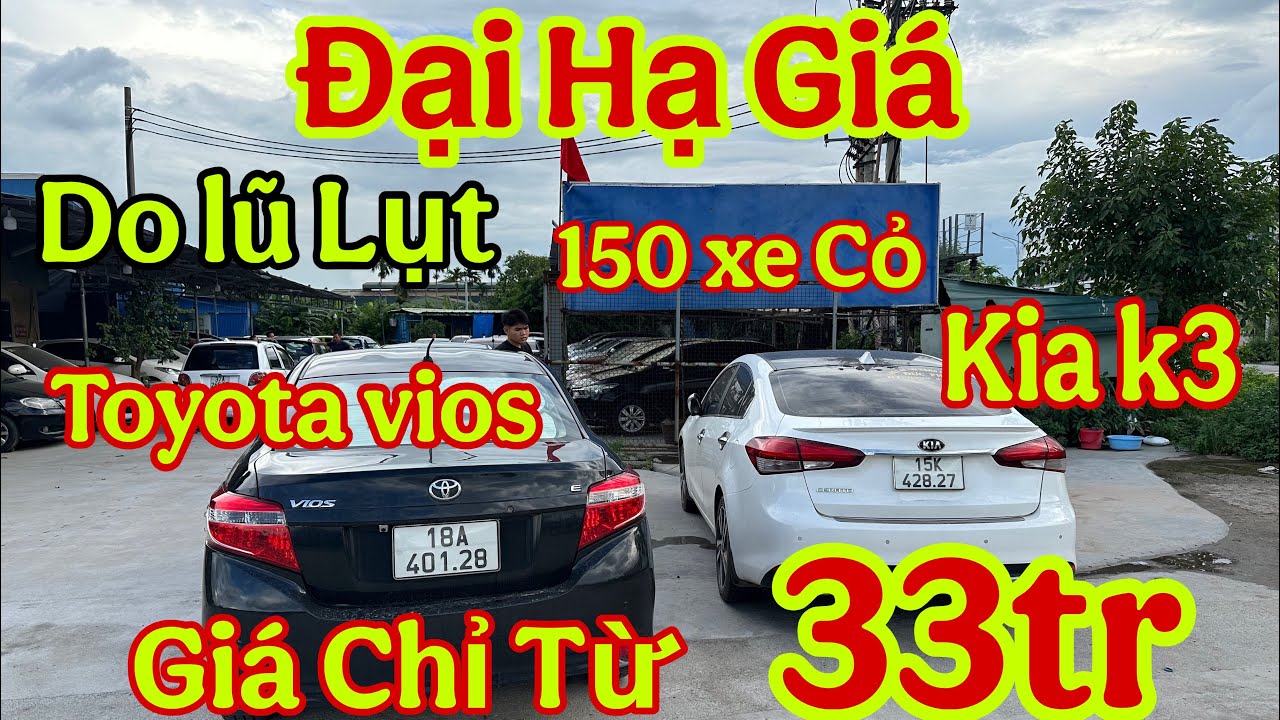 Báo Giá 13/10 …150 xe cỏ giá siêu rẻ..chỉ từ 33tr…đến 300tr…Toyota vios…0965892335