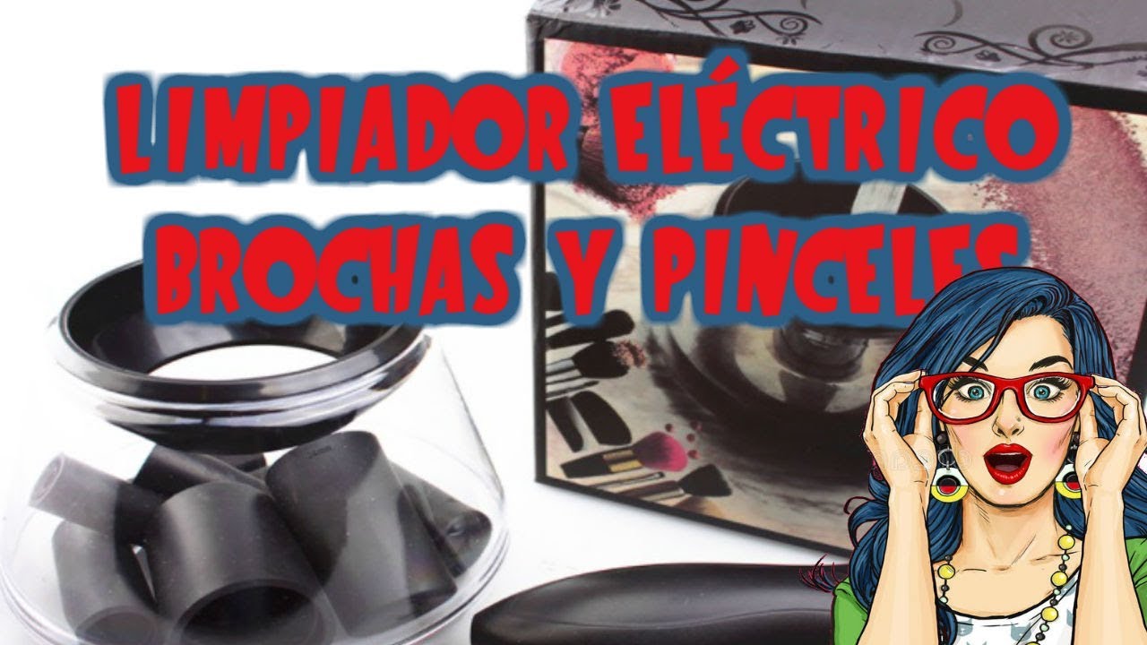 Limpiador eléctrico para brochas y pinceles de Aliexpress