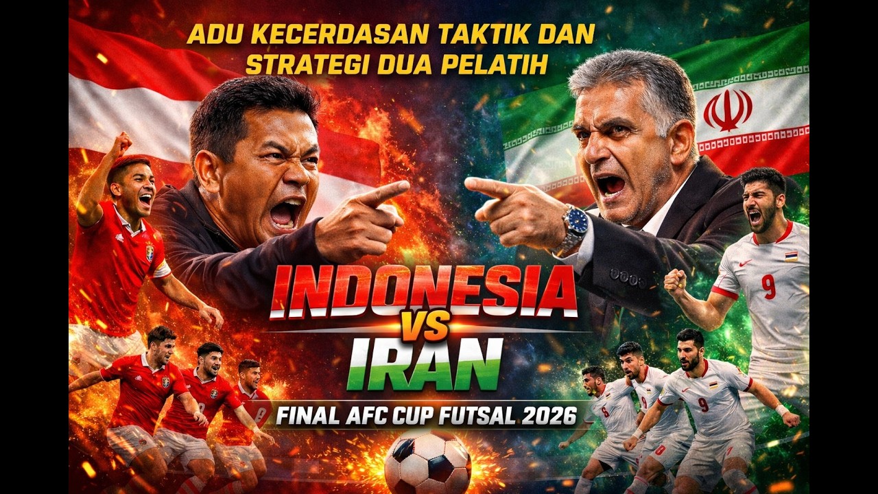 Adu Taktik 2 Pelatih Hebat !! Indonesia 3 - 2 Iran