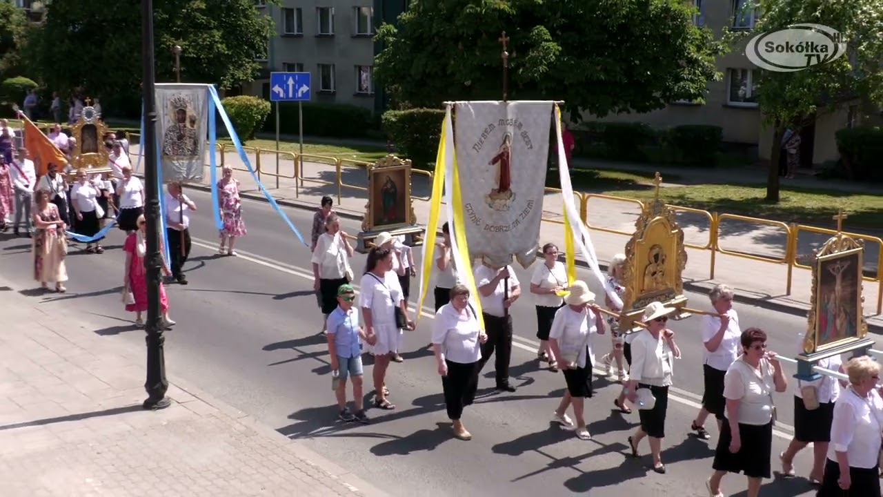 Tysiące wiernych przeszło ulicami Sokółki / SokółkaTV 2023