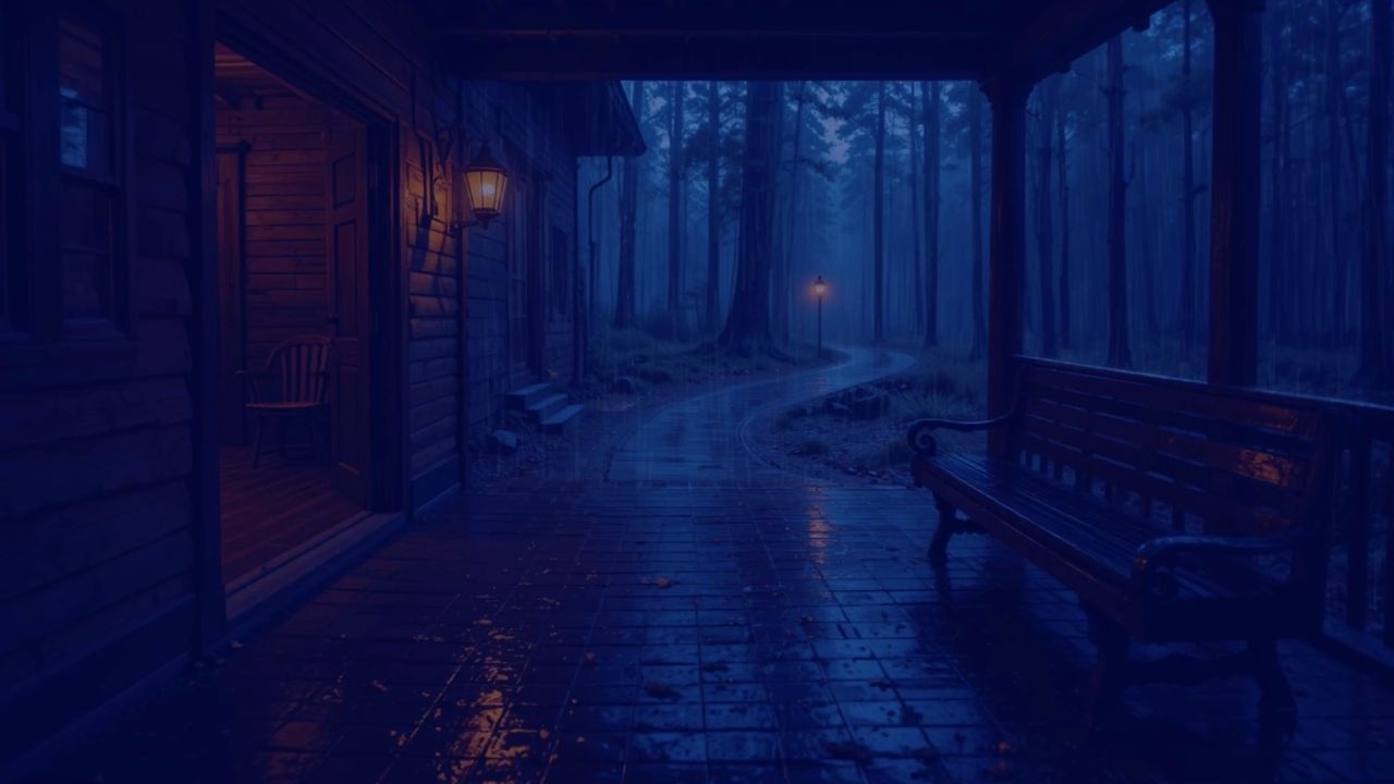 Dark Room Rain Ambience (No Ads) 🌧️ Peaceful Sleep Sounds for Relaxation, Study, and Stress Relief