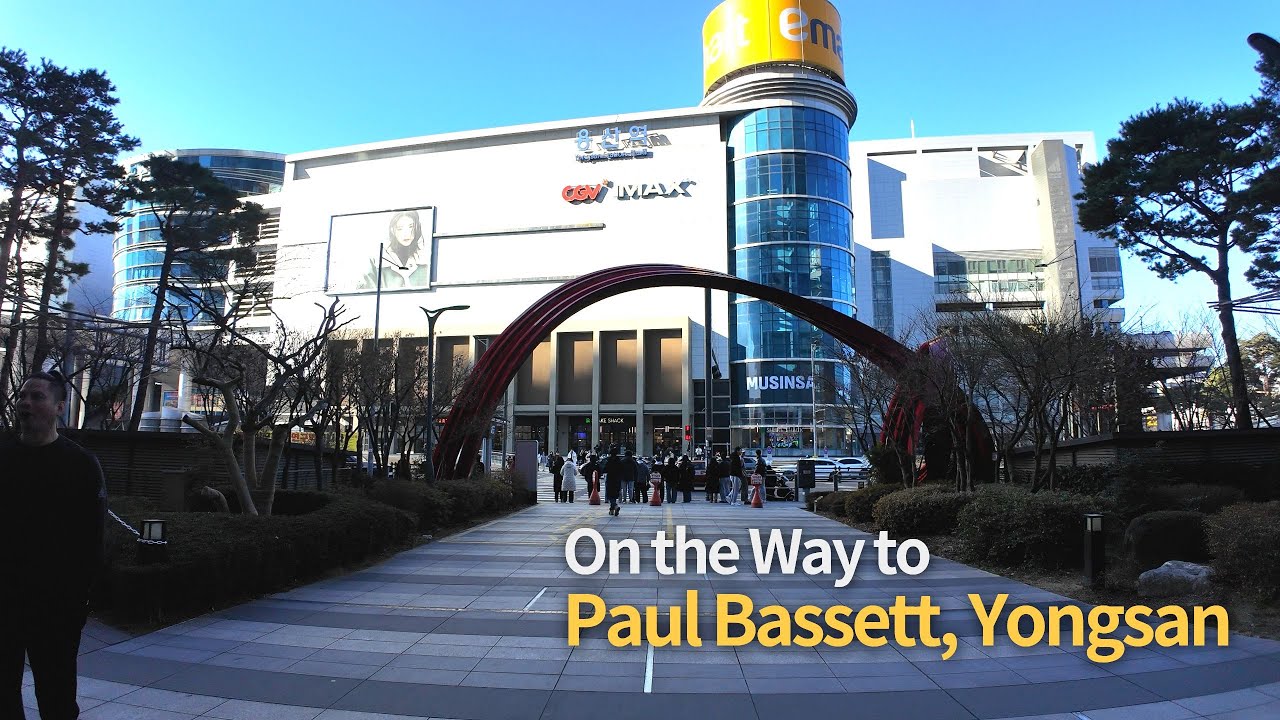 On the Way to Paul Bassett, I Park Mall,  Yongsan | Seoul Walking Vlog