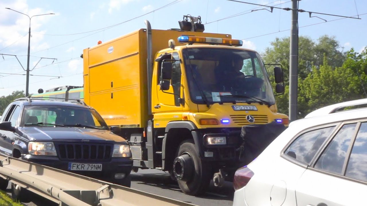 [UTRUDNIONY PRZEJAZD] Alarmowo: samochód ratownictwa technicznego z ZSR MPK Poznań
