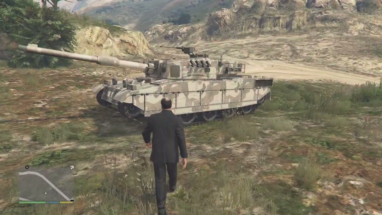 Grand Theft Auto V Fort Zancudo Rampage + 5 Star Escape