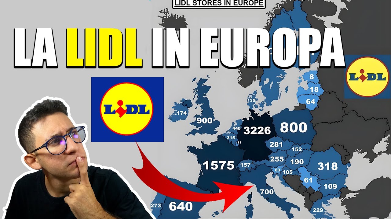 UNA MAPPA DI LIDL IN EUROPA??? (MAPPE TERRIBILI)