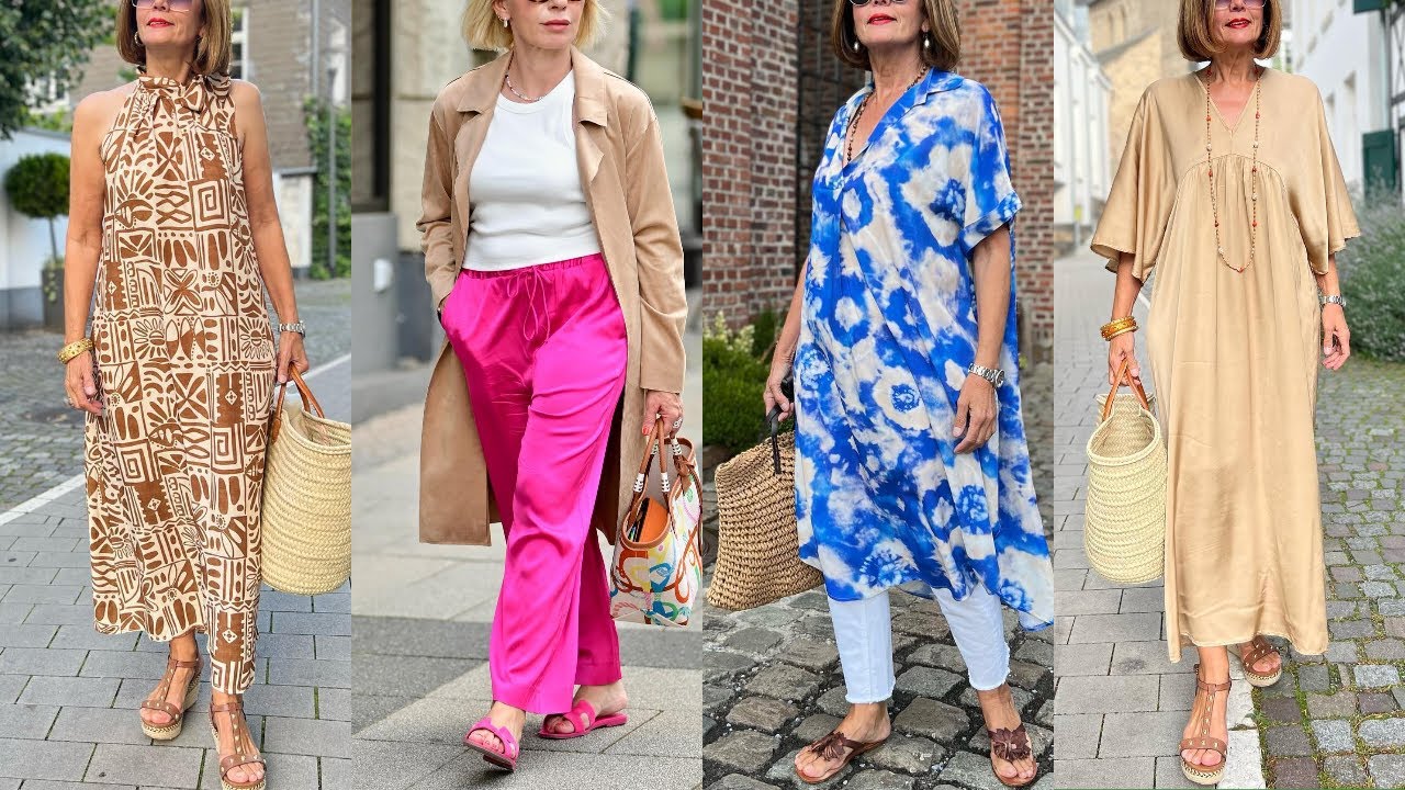 MODA VERANO 2024/25 VISTE MODERNA Y CON ESTILO A LOS 50 60 70+ MODA MADURA