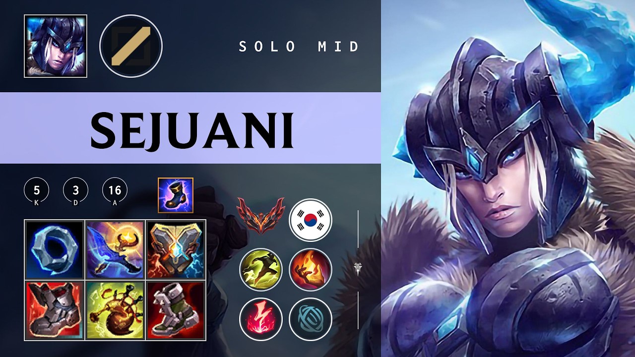 Sejuani Mid vs Kassadin - KR Grandmaster Patch 26.04
