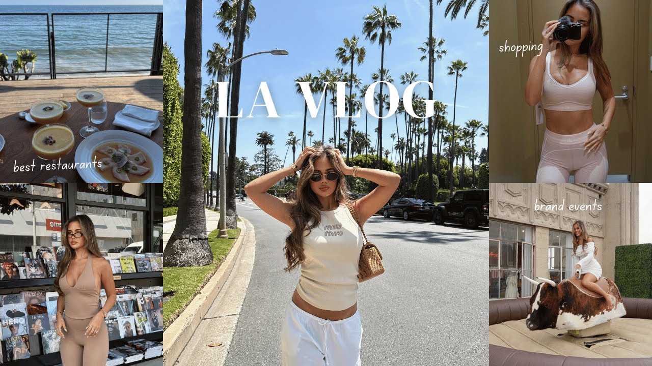 LA VLOG | shopping, fun with the girls, brand trip, new books & more!