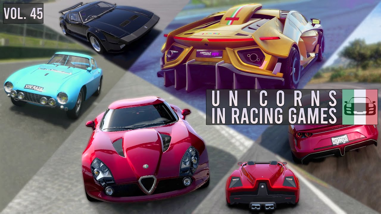 20 Italian Cars You RARELY See in Games - Unicorns in Racing Games (Volume 45 / Italy Special)