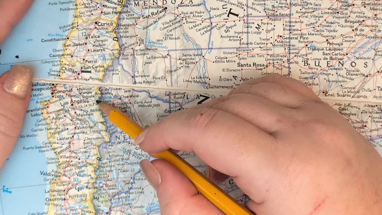 ASMR ~ Biobío, Chile History & Geography ~ Soft Spoken Map Tracing Google Earth
