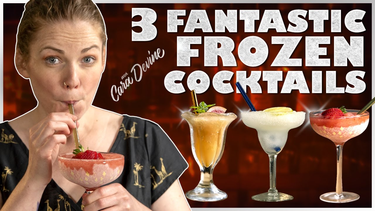 How to make delicious frozen cocktails!