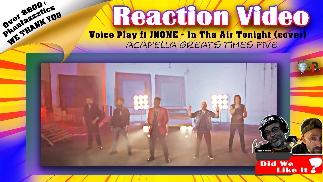 🎶VoicePlay ft. JNONE | In The Air Tonight (Phil Collins cover)🎶#reaction #voiceplayers #philcollins