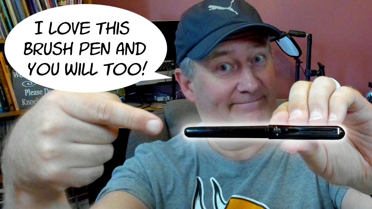 Art Tools I REALLY Use!  Today I demonstrate the Pentel Pocket Brush Pen. It's GREAT!