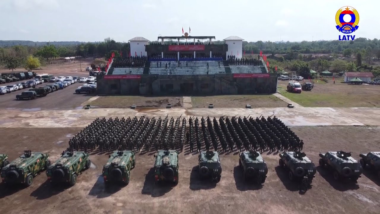 ພິທີເປີດຝຶກຊ້ອມຫັດແອບຮ່ວມລາວ-ຈີນ " ໂລ້ກໍາບັງມິດຕະພາບ - 2023".