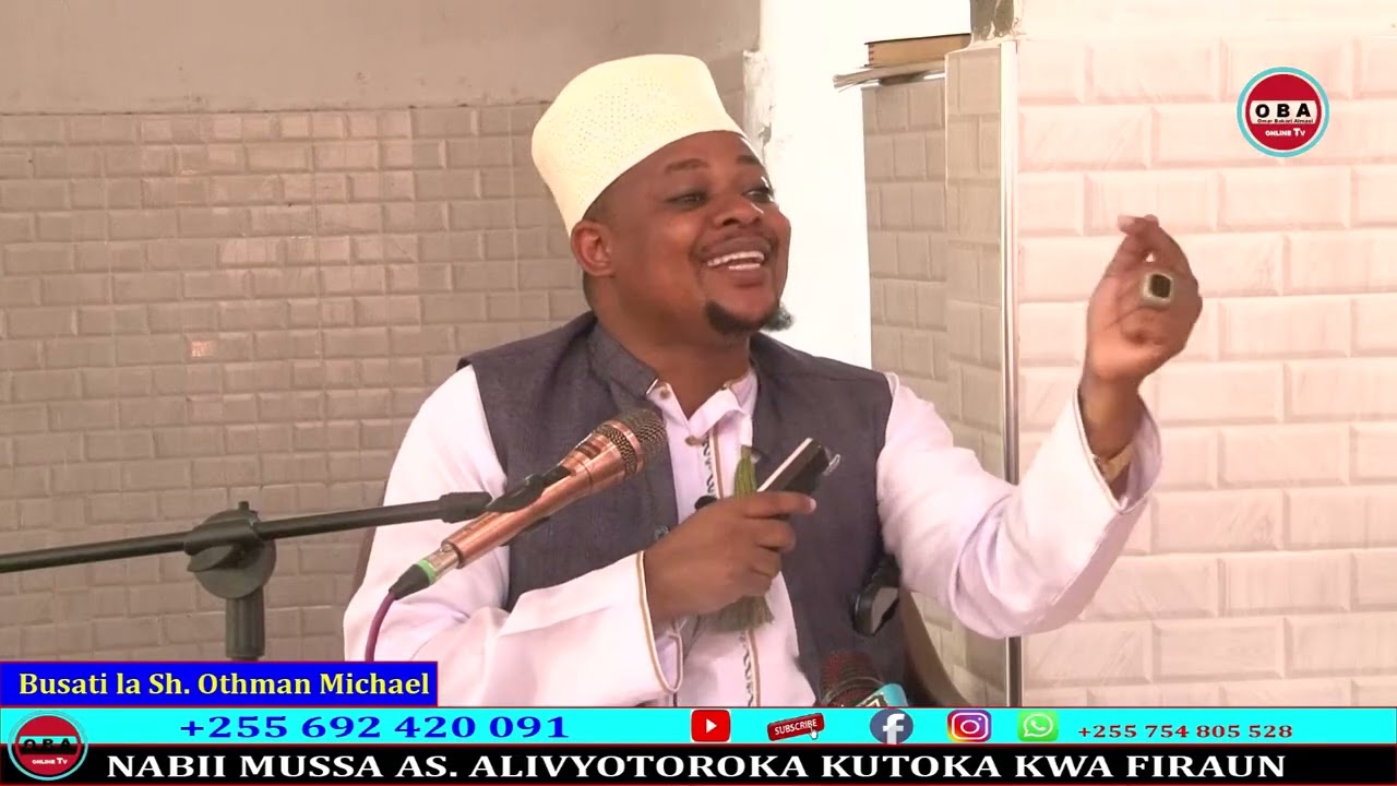Namna Nabii Mussa alivyotoroka kwa Firaun. Sh. Othman Michael 