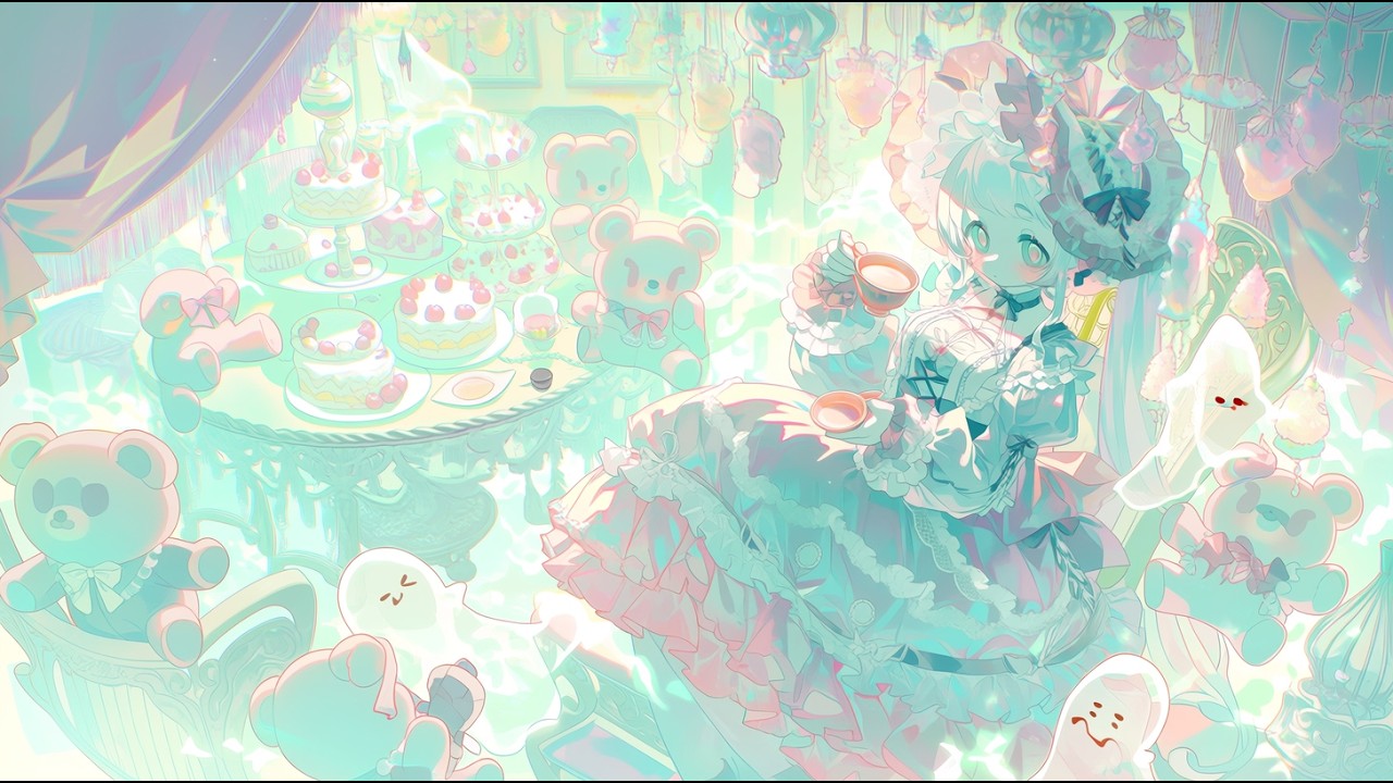 파스텔 유령의 설탕 다과회 (Pastel Ghost's Sugar Soiree) | 퓨처 베이스 BGM