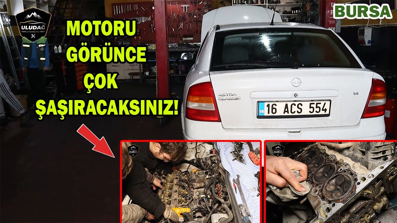 2008 OPEL ASTRA 1.4 MOTOR SİLİNDİR KAPAK CONTA DEĞİŞİMİ (Yağ ile Su Karışmış)