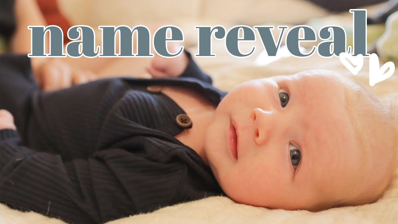 MEET OUR BABY // name reveal & meaning