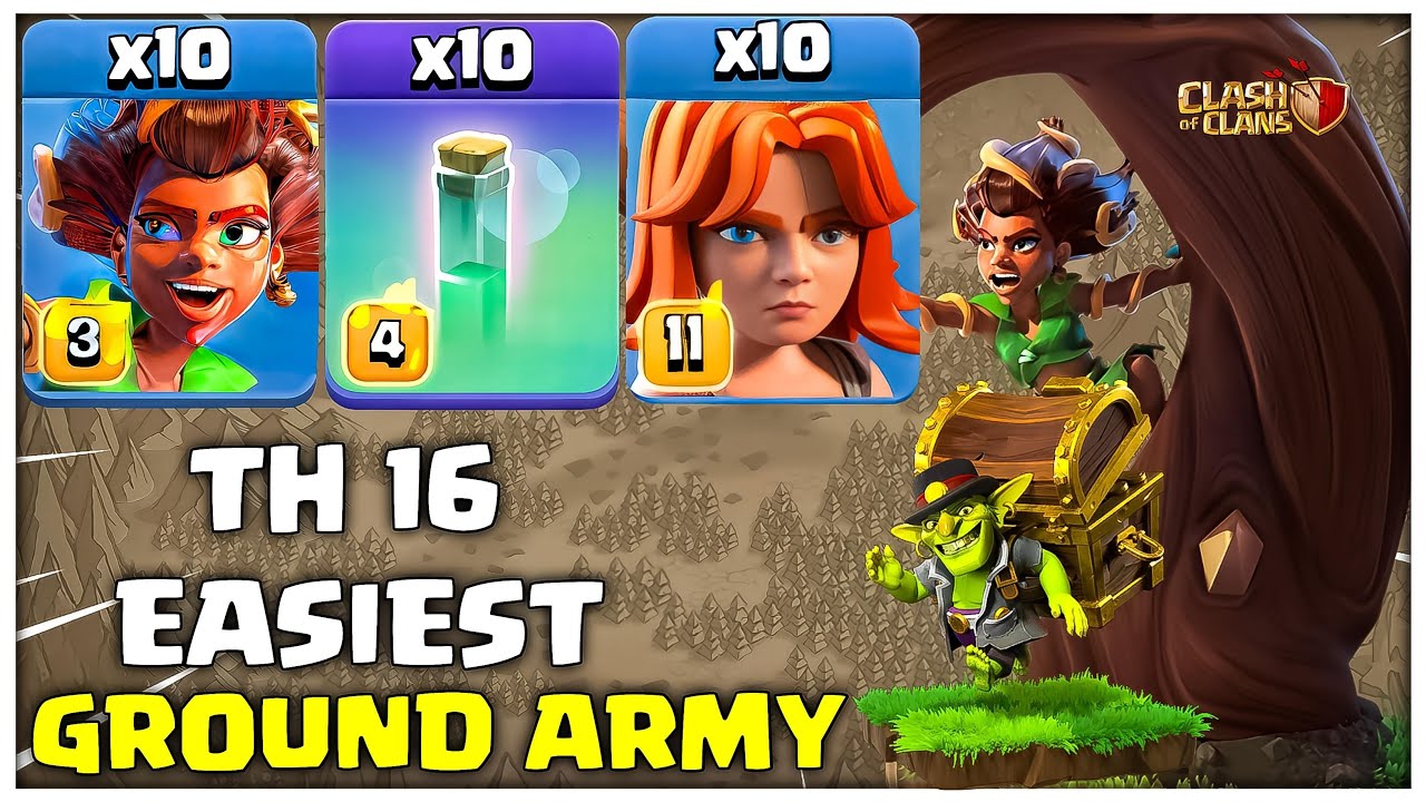 TH16 Root Rider Valkyrie Attack Strategy !! TH16 Attack Strategy (Clash of Clans)