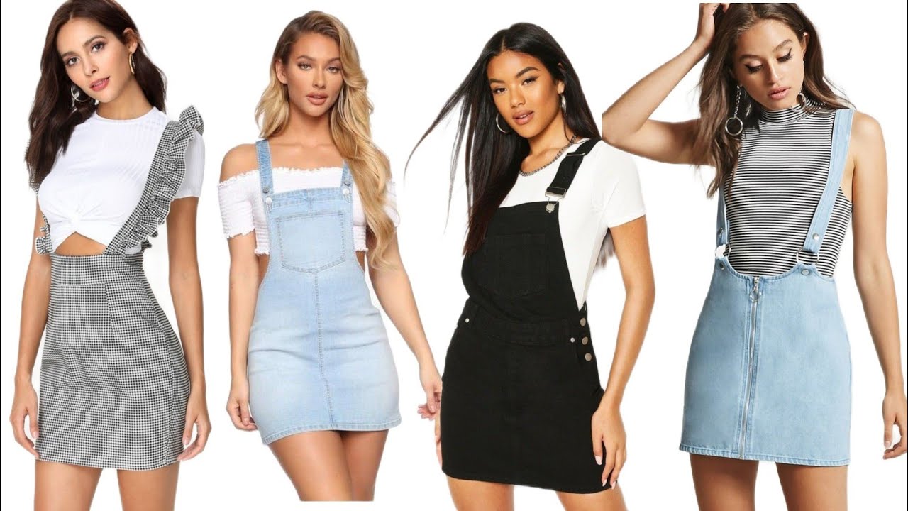 Dungaree Outfit Ideas For Girls 2021 😍 /Overall dresses outfit