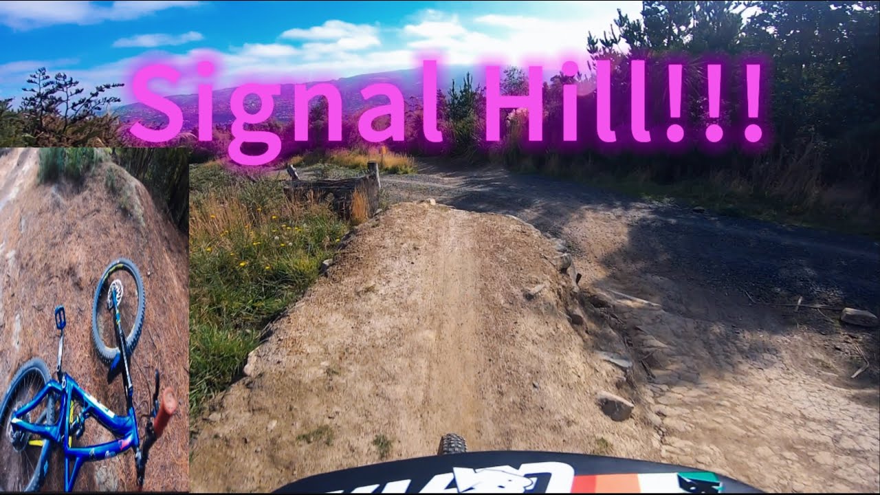 Riding signal hill Mtb trails