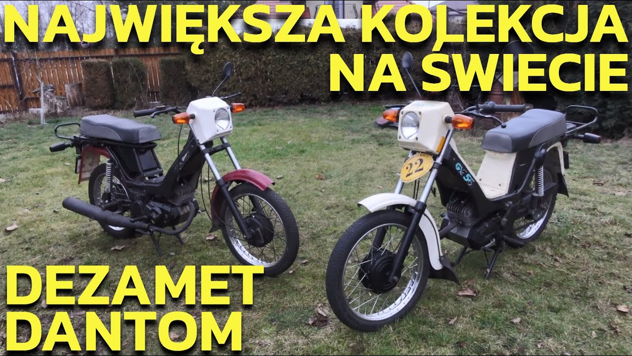 Dezamet Dantom GFX50 - Największa na świecie kolekcja ostatniego polskiego motoroweru