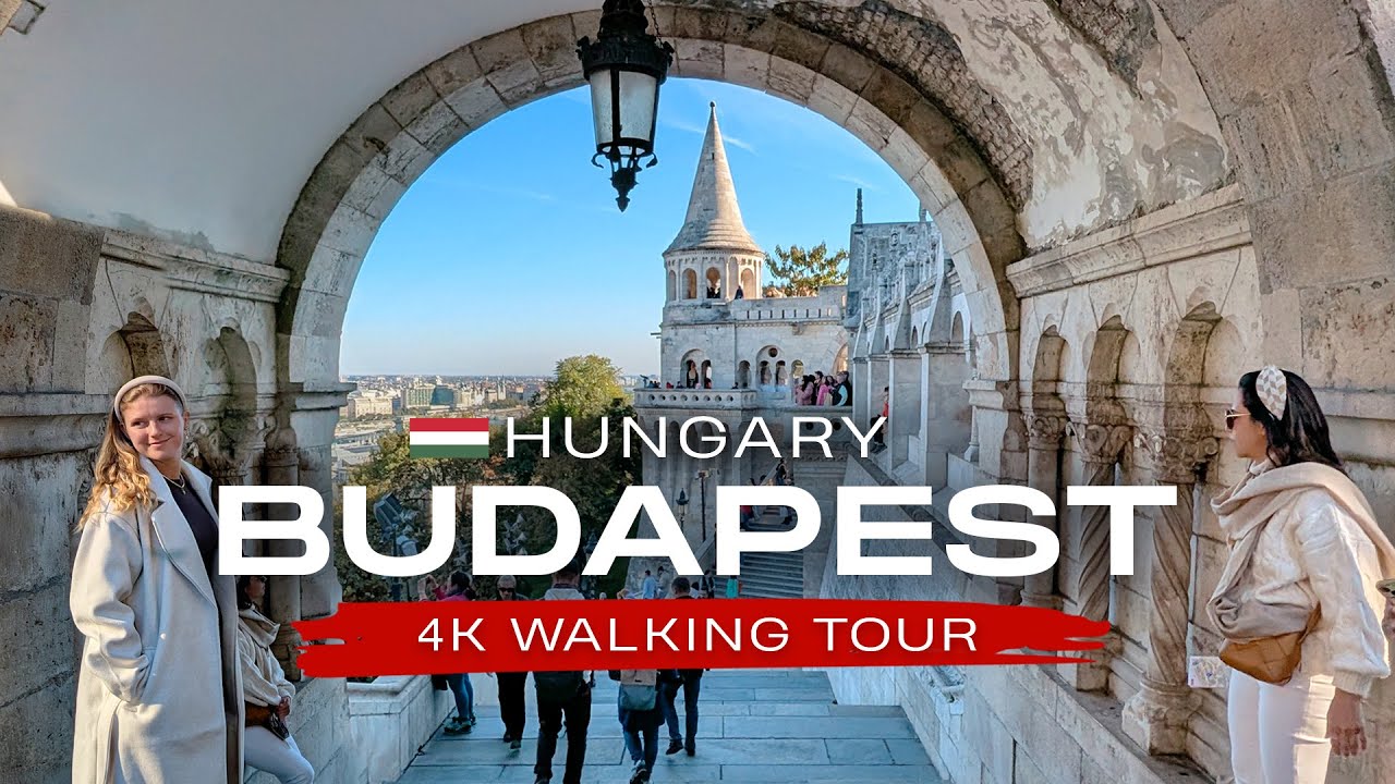 Лучшее в Будапеште 🇭🇺 Пешеходная экскурсия 4K | Самые красивые места в столице Венгрии