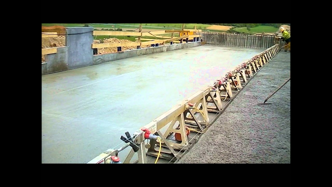 Mooser Rüttelbohle 22m Einsatz Maissau MSB Rüttelbohlen, beton, truss screed