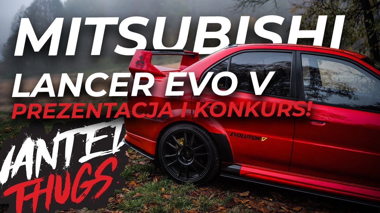 MITSUBISHI LANCER EVO V 4g63 TURBO 500 HP - Prezentacja auta oraz konkurs dla widz&oacute;w! / WANTED THUGS