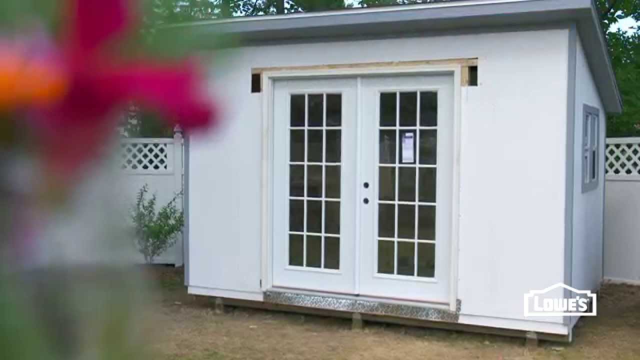 How to Install French Doors in a Shed