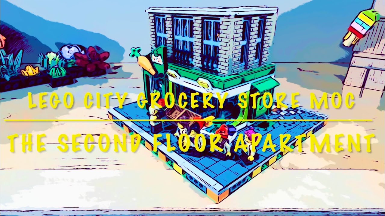 Lego City Grocery Store MOC Part 2