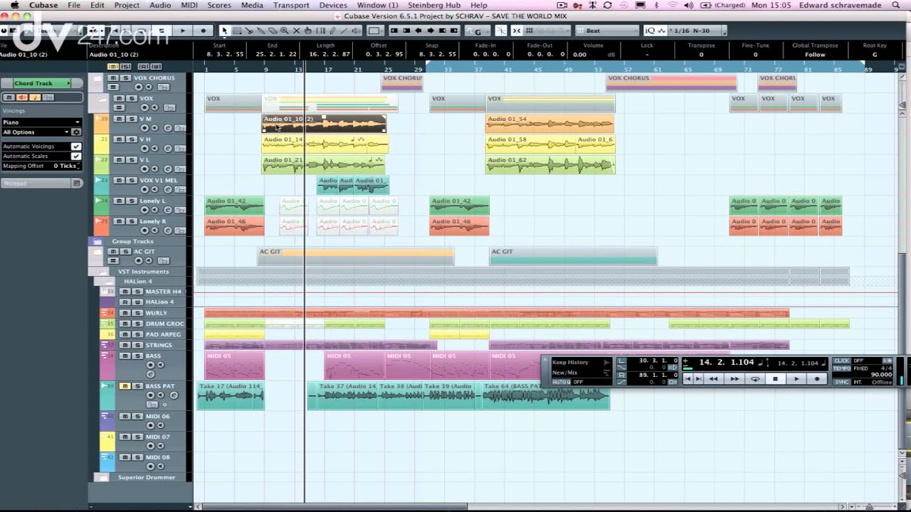 7 Features of Cubase 7: The Harmonizer (Part 6)