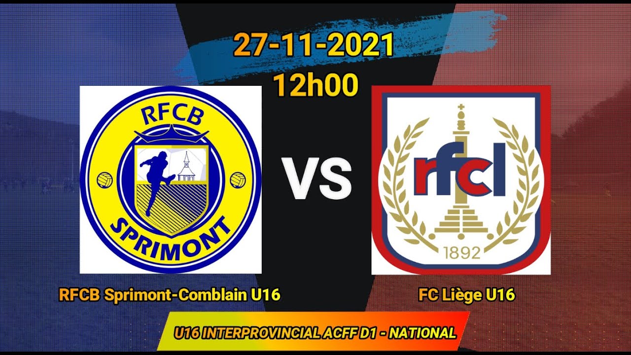 Sprimont Comblain 1-4 FC Li&egrave;ge U16 